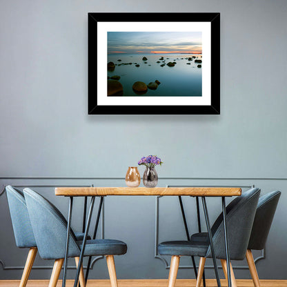 Baltic Sea at Twilight Wall Art