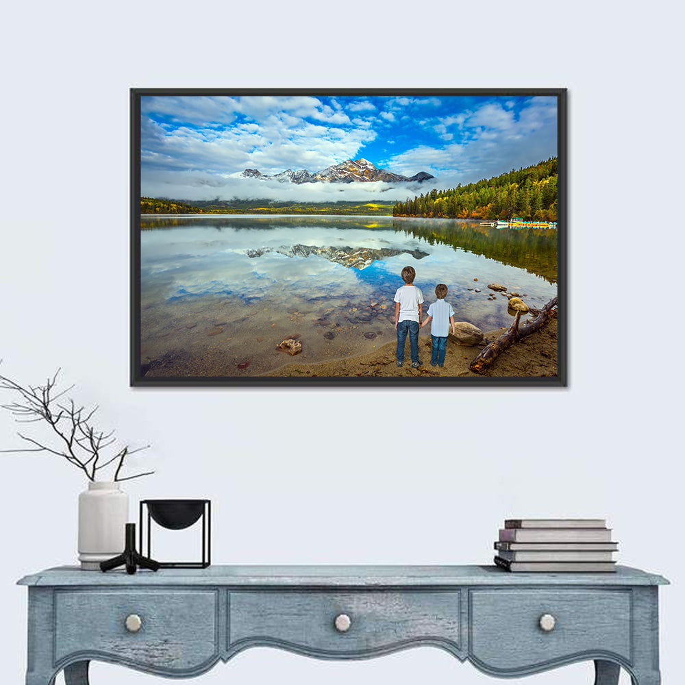 Pyramid Lake Reflection Wall Art