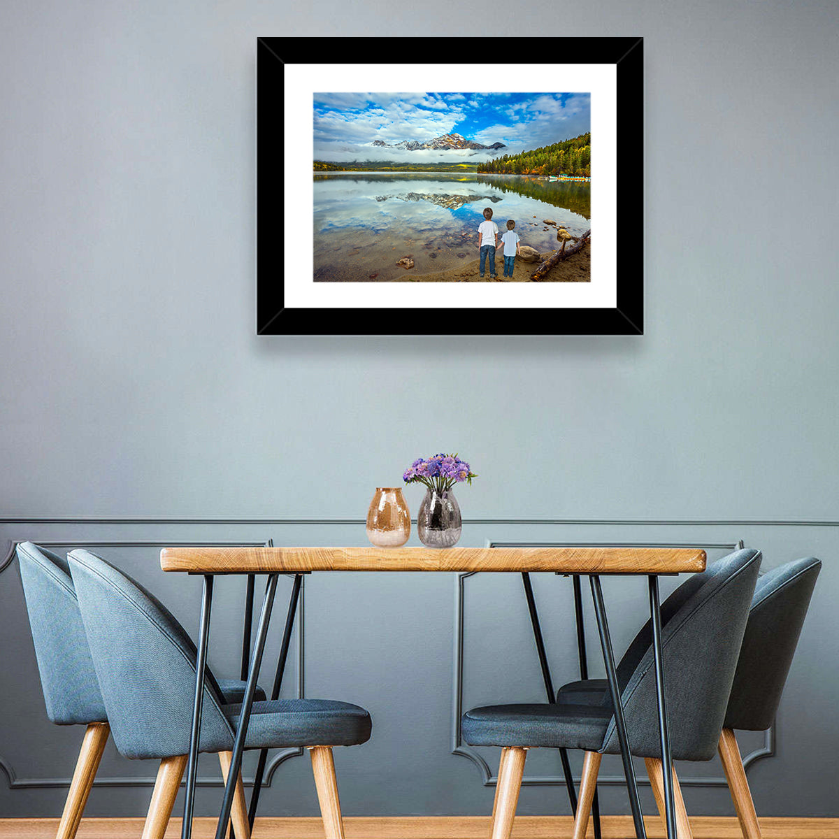 Pyramid Lake Reflection Wall Art