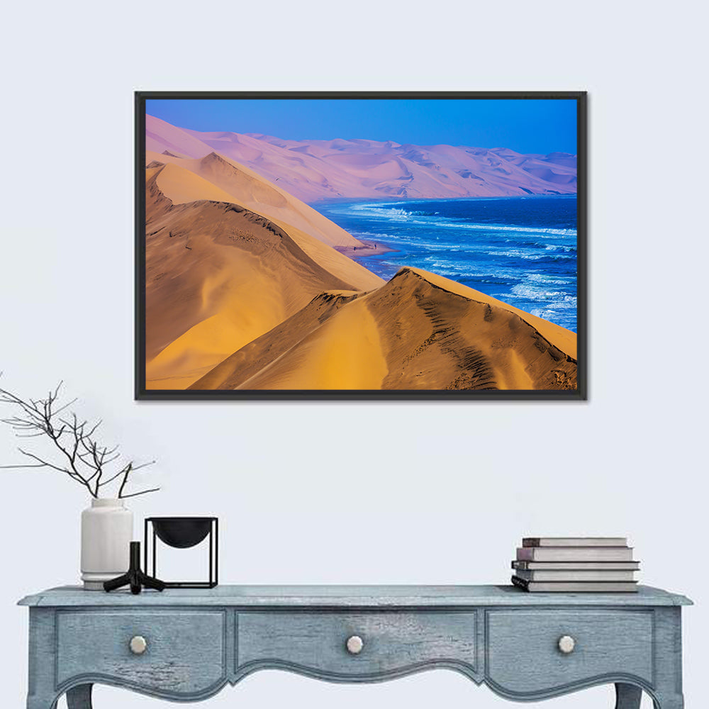 Sandwich Harbour Dunes Meet the Atlantic Wall Art