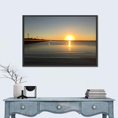 Lake Ray Hubbard Sunset Reflection Wall Art