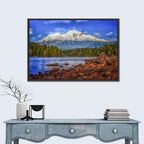 Mount Shasta Over Lake Siskiyou Wall Art