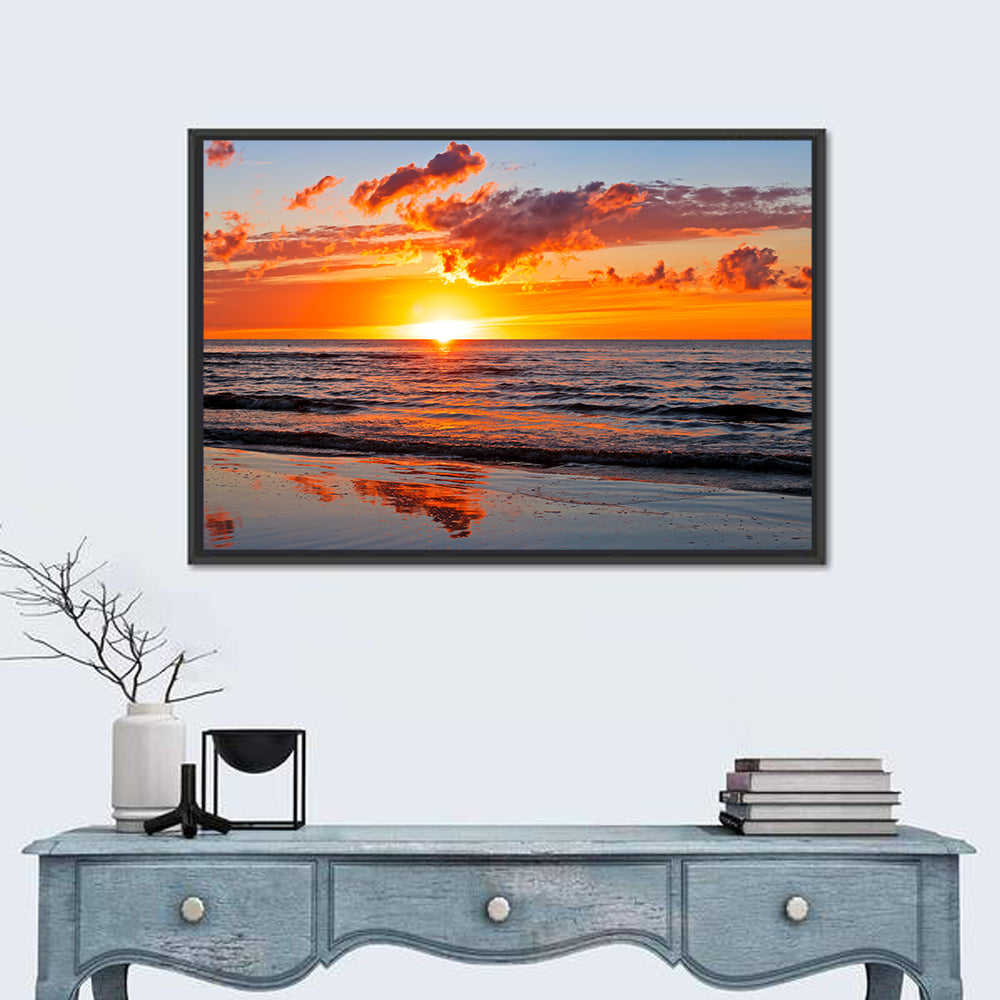 Sunset Over the Baltic Wall Art