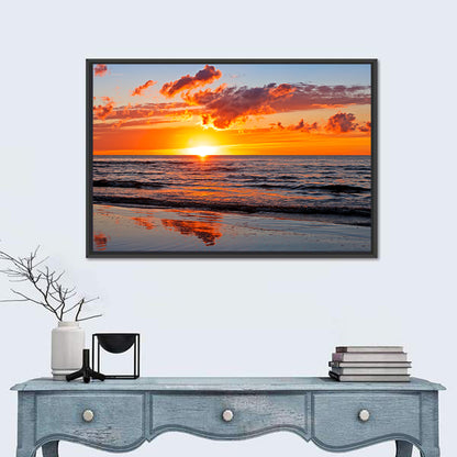 Sunset Over the Baltic Wall Art
