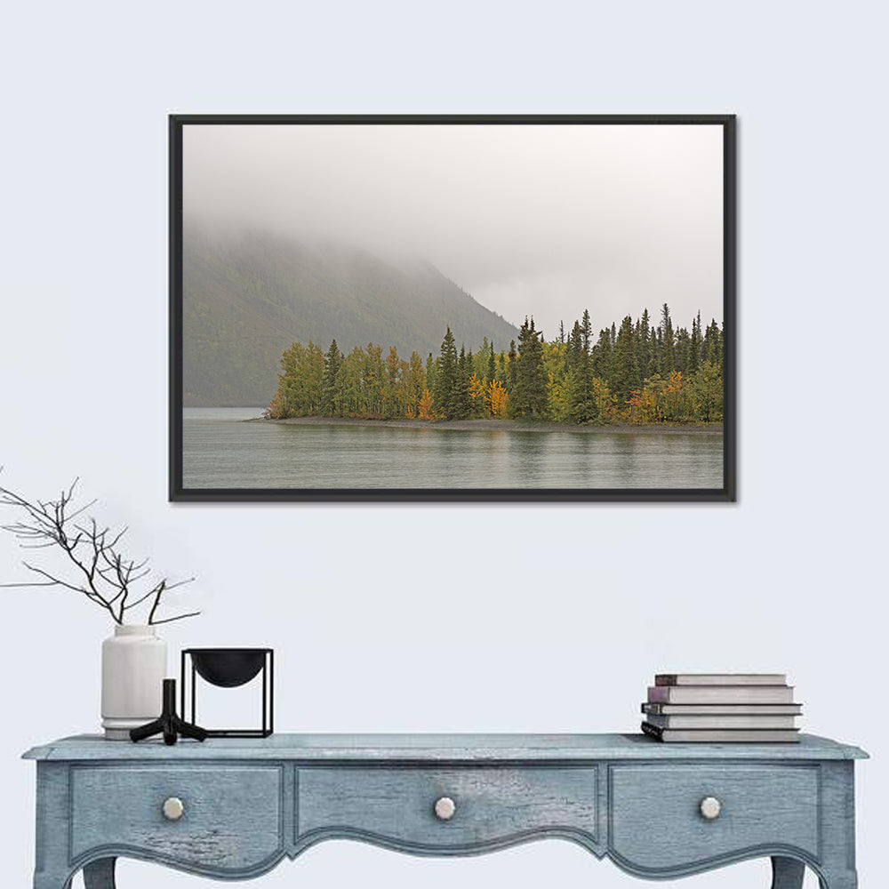 Kathleen Lake Autumn Shoreline Wall Art