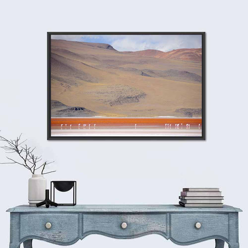 Flamingos at Laguna Colorada Wall Art
