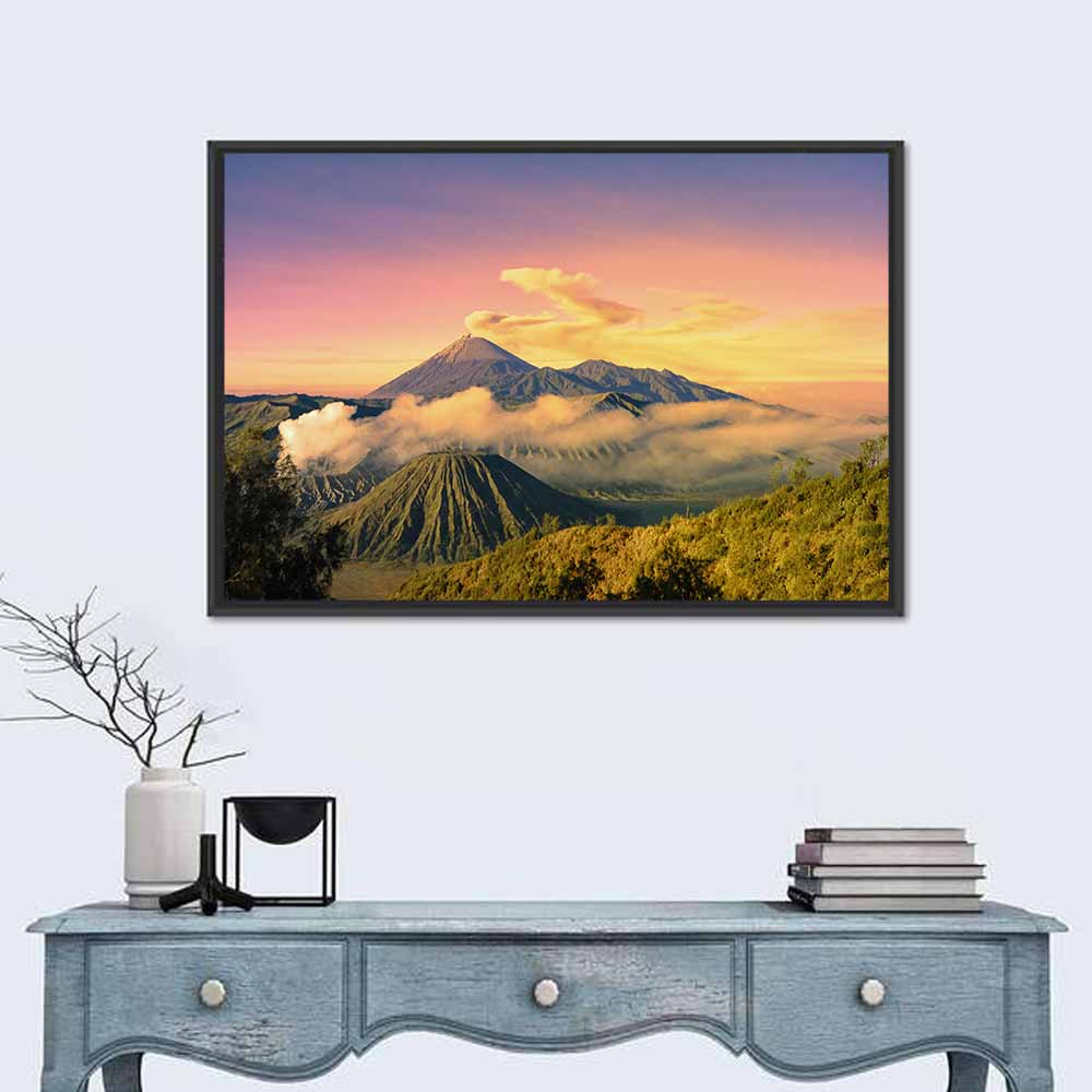 Mount Bromo Sunset Wall Art