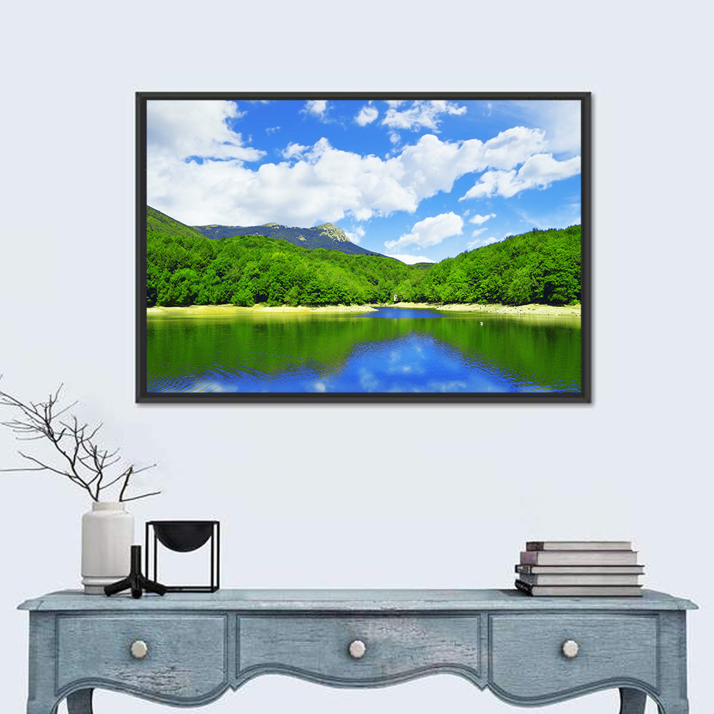 Montseny Mountains from Santa Fe Lake Wall Art