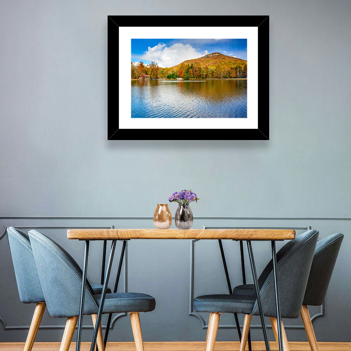 Yonah Mountain Lake View Wall Art