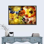 Kaleidoscopic Glass Ceiling Abstract Wall Art