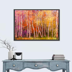 Colorful Autumn Trees Wall Art