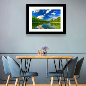 Lake in Kurtna Wall Art