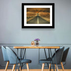 Negev Road at Sunset Wall Art