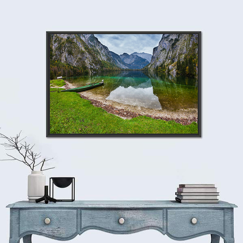 Obersee at Königssee Wall Art in a room, landscape