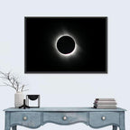 Centered Solar Eclipse Wall Art