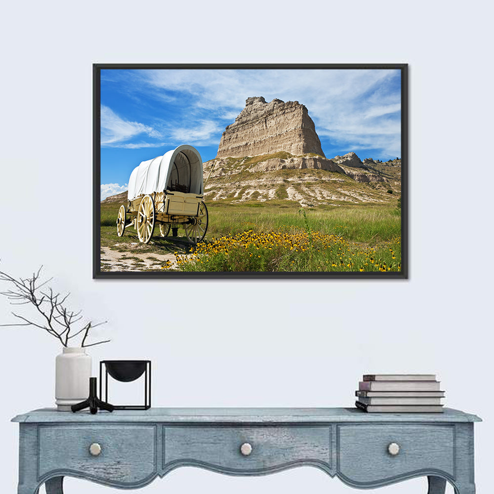 Scotts Bluff National Monument Wall Art in a room, landscape