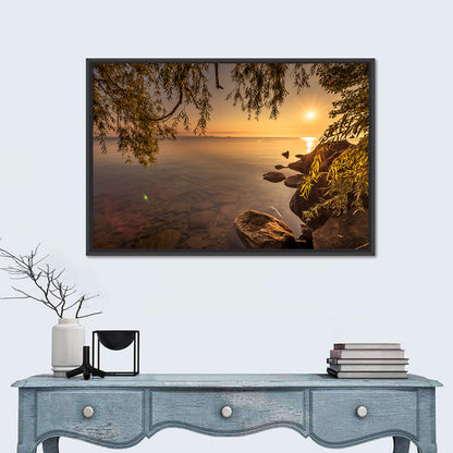 Simcoe Lake Golden Hour Wall Art