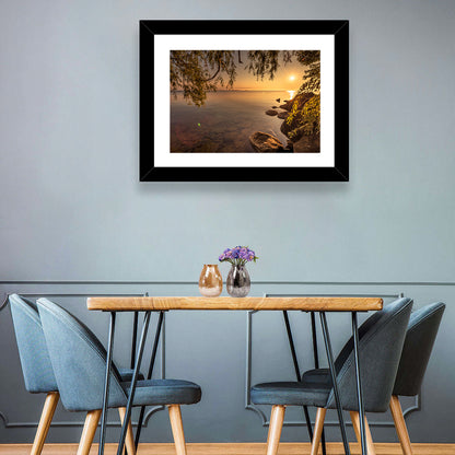 Simcoe Lake Golden Hour Wall Art