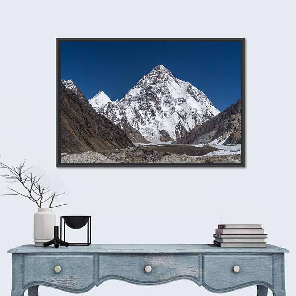 K2 Snow-capped Peak Wall Art