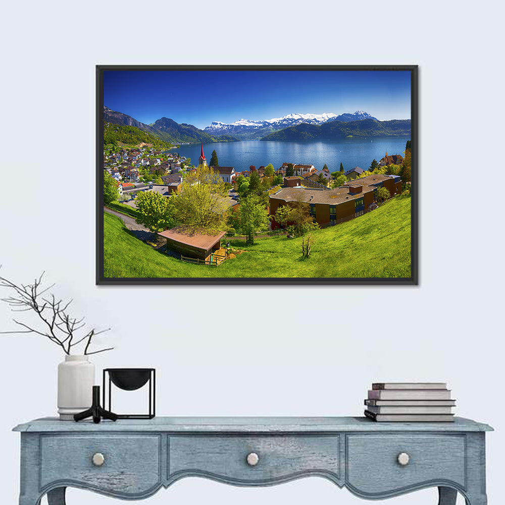 Lake Lucerne, Weggis Wall Art