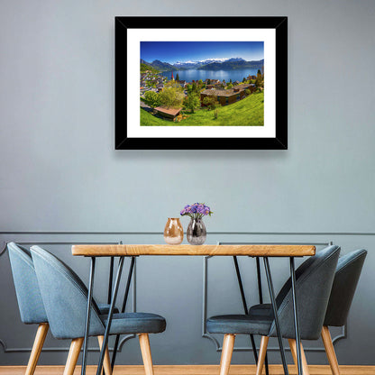 Lake Lucerne, Weggis Wall Art