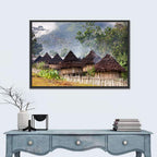 Papua Mountain Village Wall Art