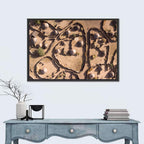 Thatched Huts in Chad Wall Art
