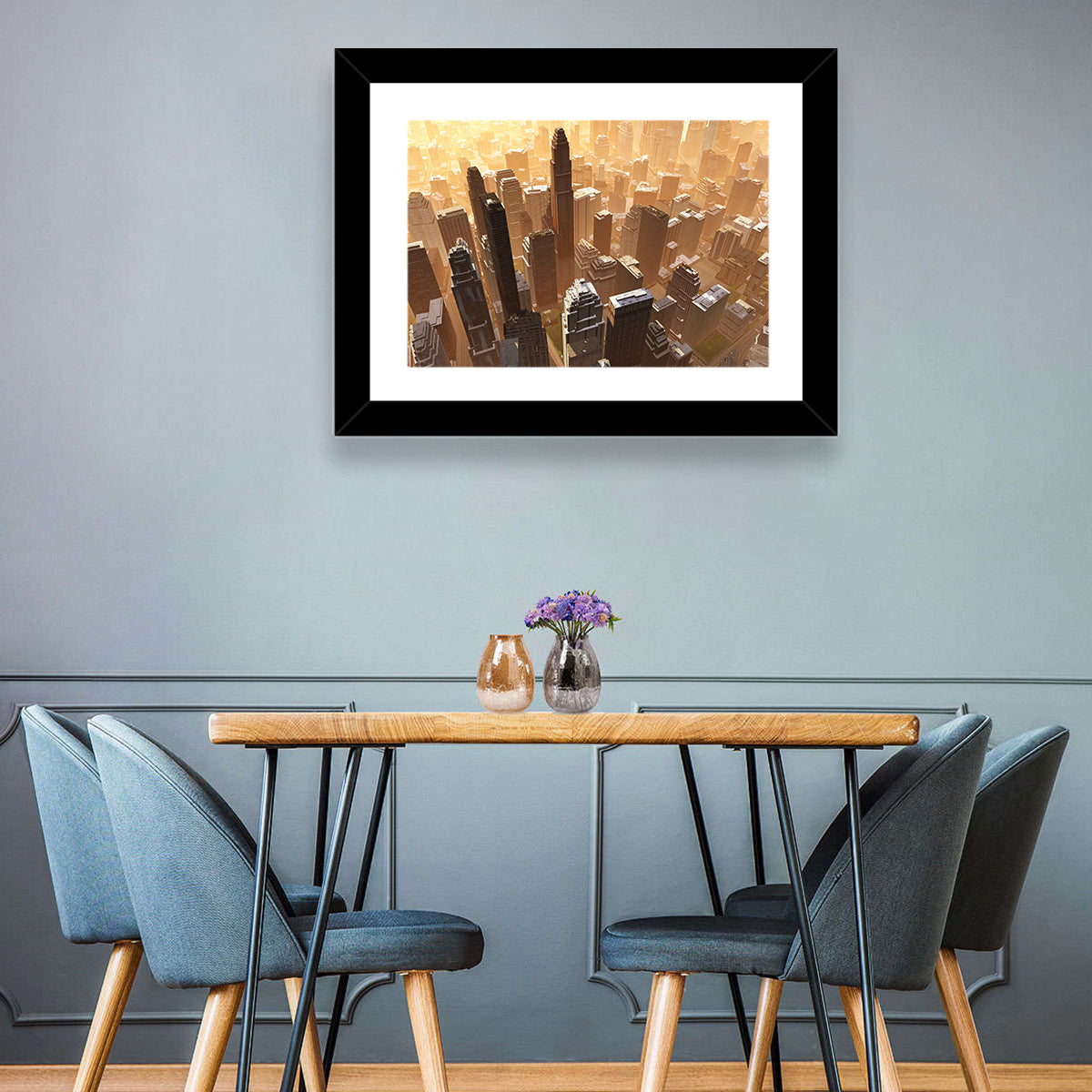 Arizona Skyscrapers at Golden Hour Wall Art