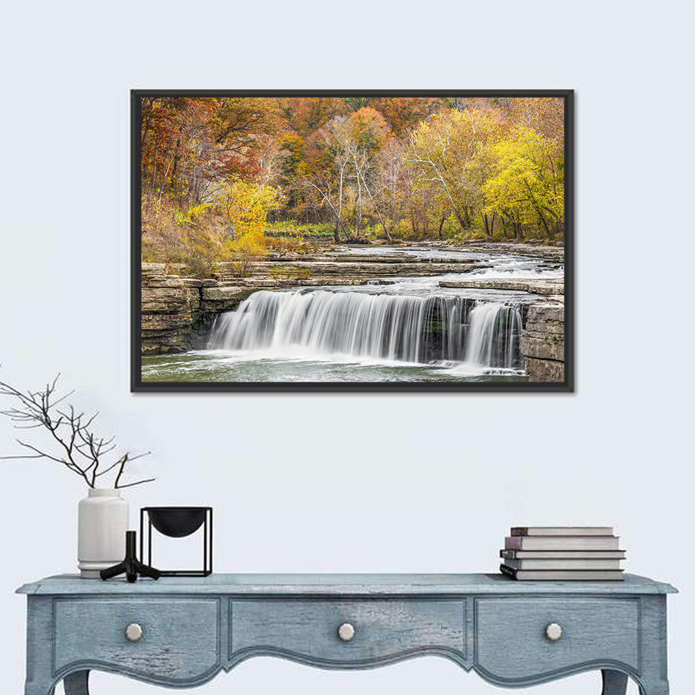 Lower Cataract Waterfall Wall Art in a room, landscape