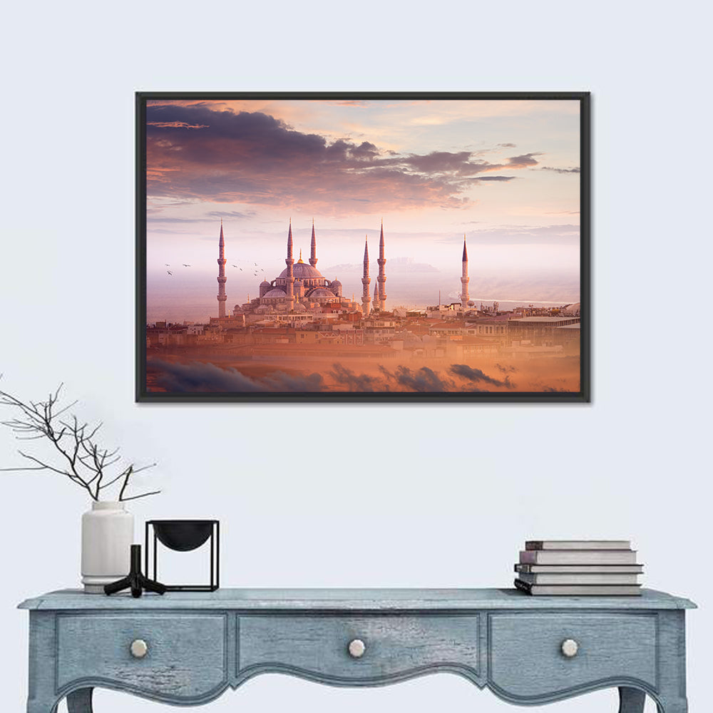 Blue Mosque Sunset, Istanbul Wall Art