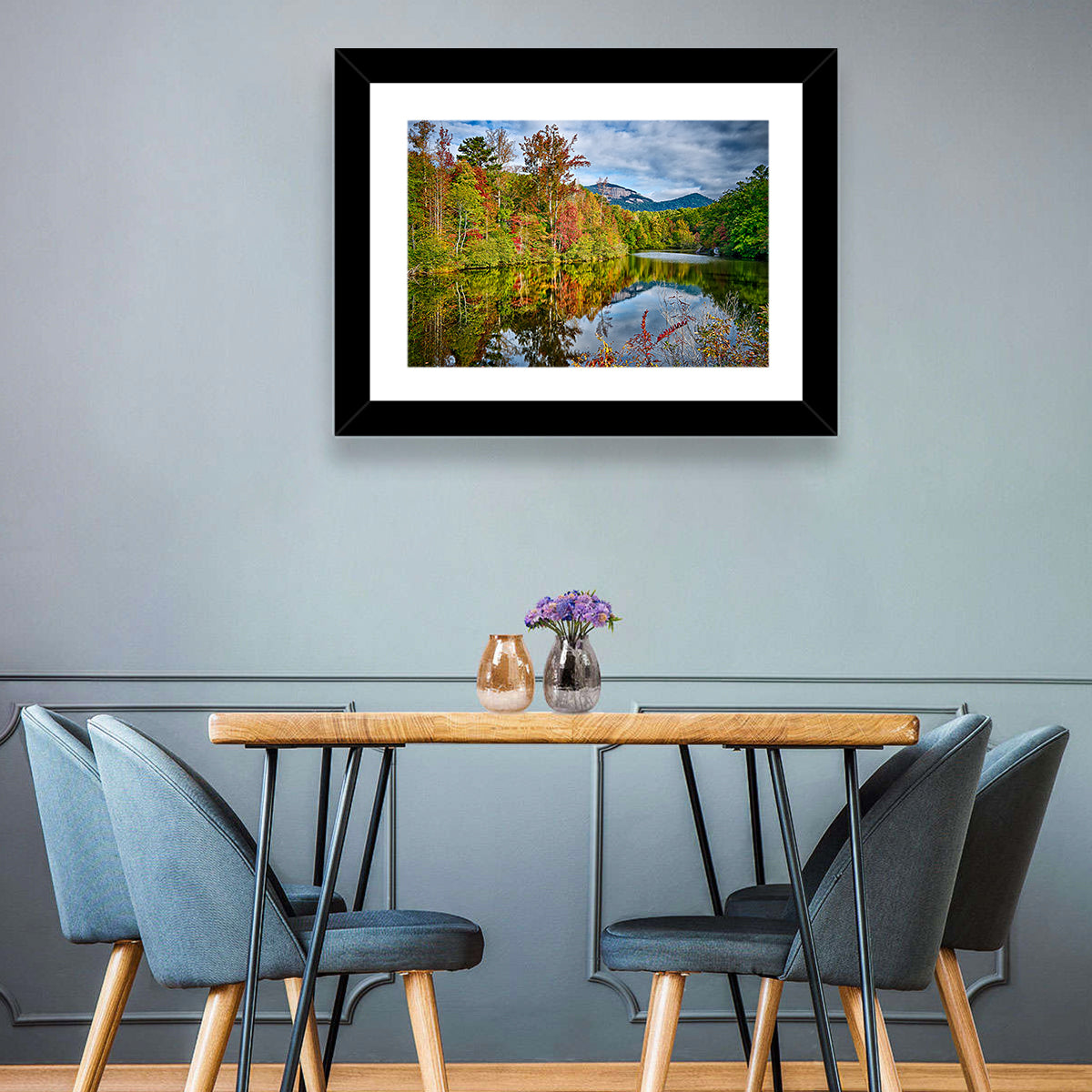 Lake Jocassee Autumn Reflection Wall Art