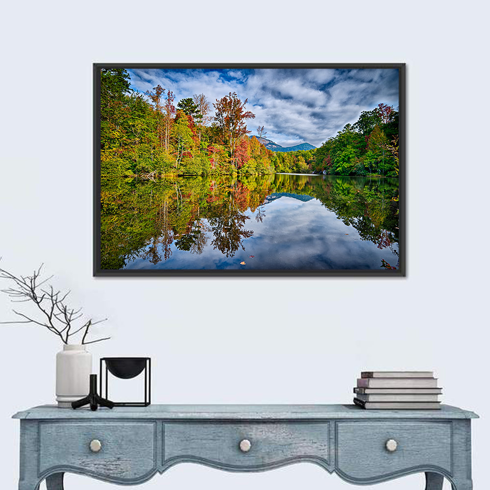 Lake Jocassee Autumn Reflection Wall Art