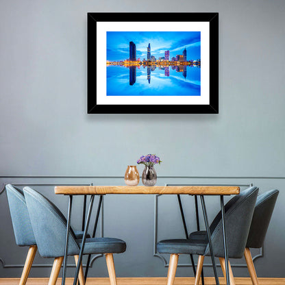 Ho Chi Minh City Skyline at Twilight Wall Art