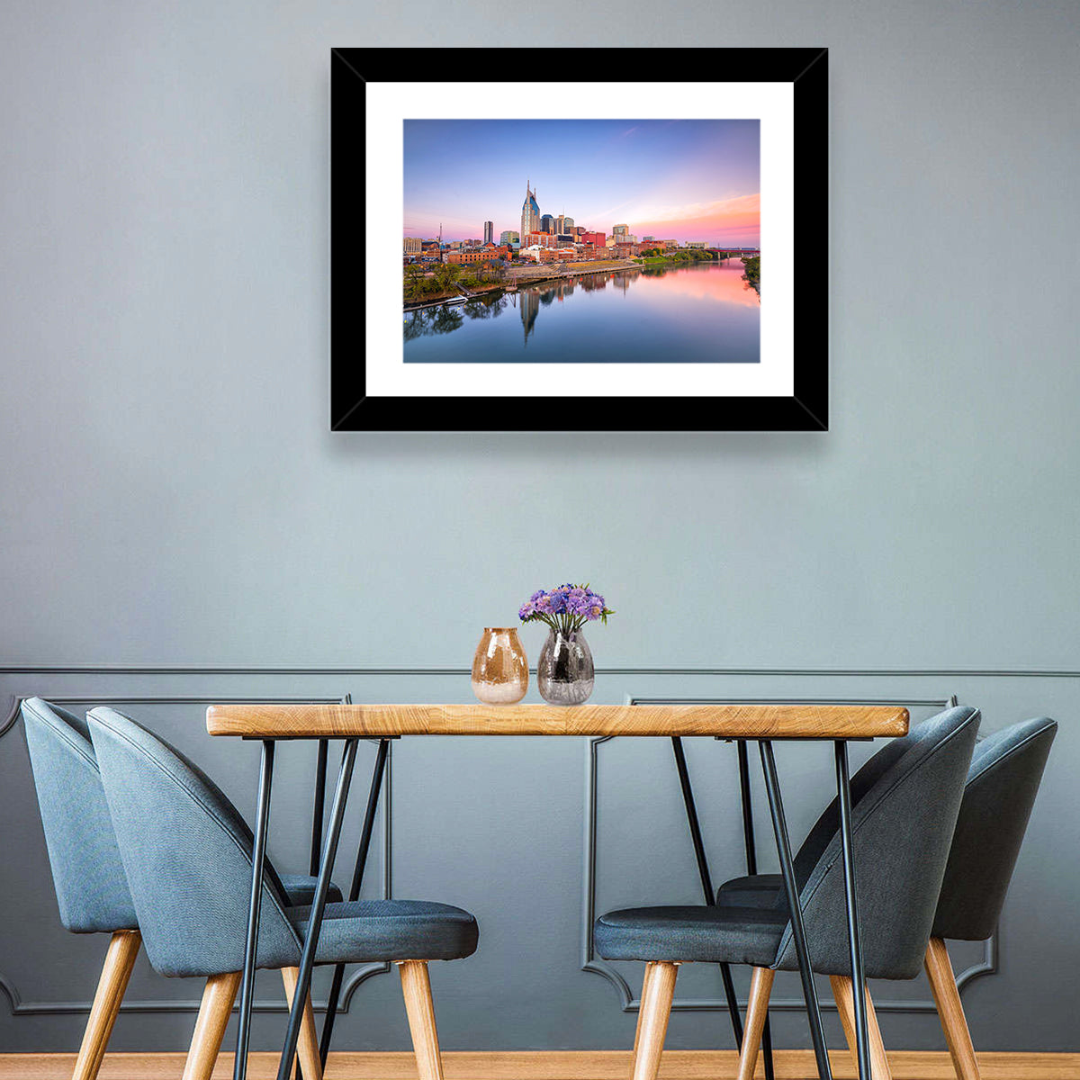 Nashville Skyline at Dusk Wall Art