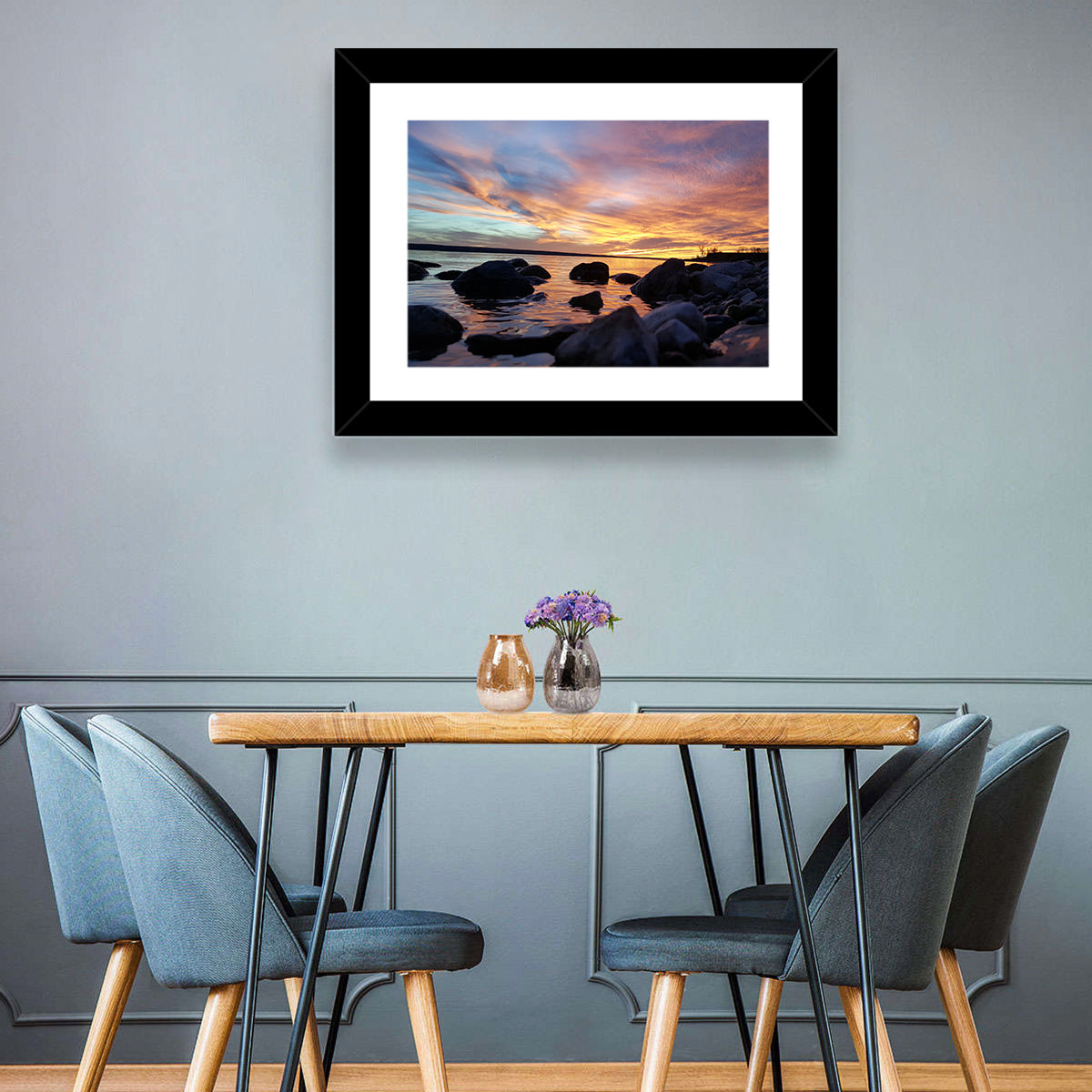 Lake Sakakawea Sunset Wall Art
