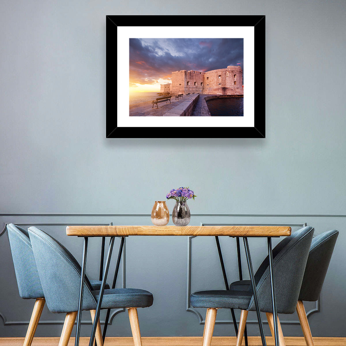 Fort Bokar at Sunset, Dubrovnik Wall Art