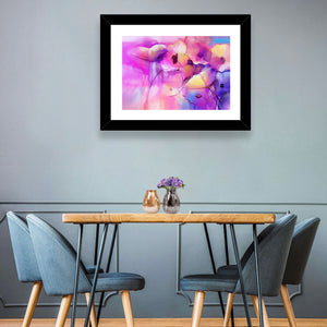 Tulip Flowers Abstract Wall Art