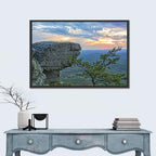 Bald Rock Sunset Over Cheaha State Park Wall Art