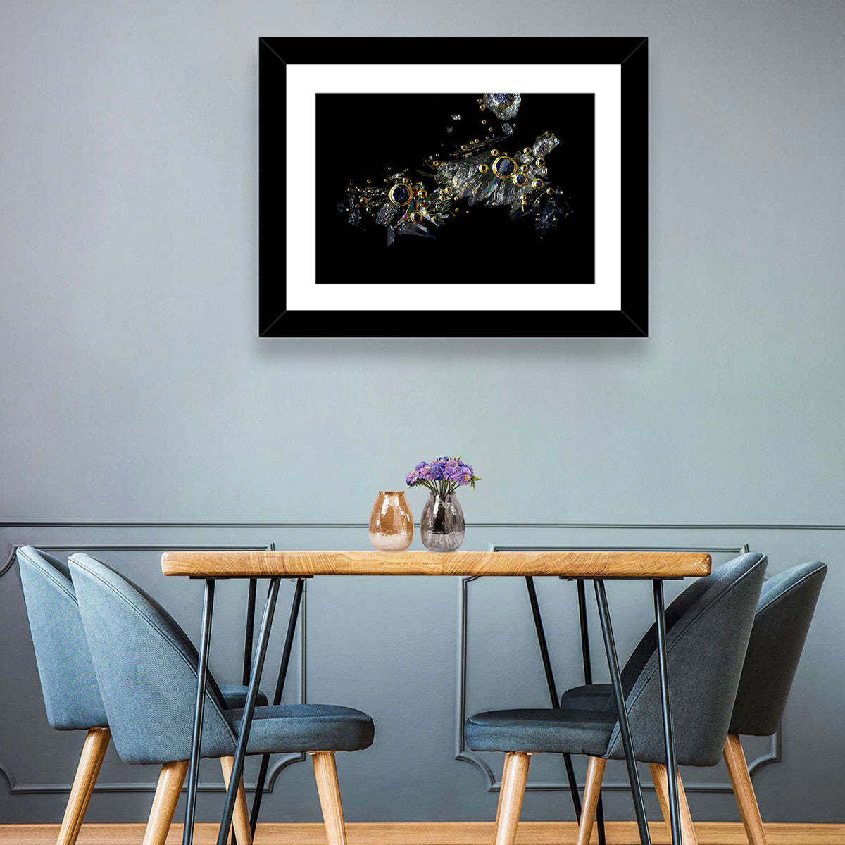 Microscopic Vitamin C Crystals Wall Art