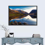 Auger Lake Morning Reflection Wall Art