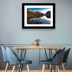 Auger Lake Morning Reflection Wall Art