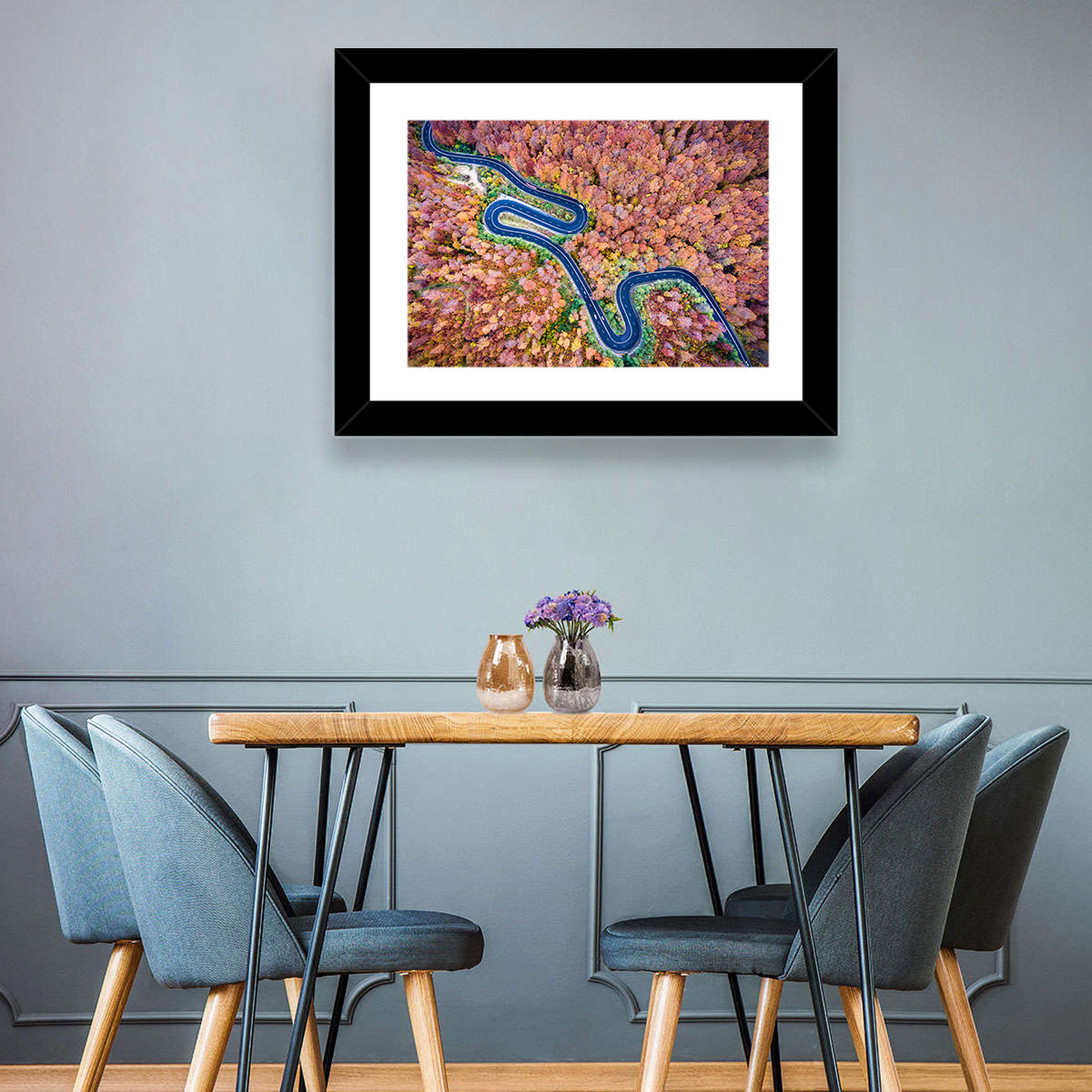 Serpentine Autumn Road Wall Art