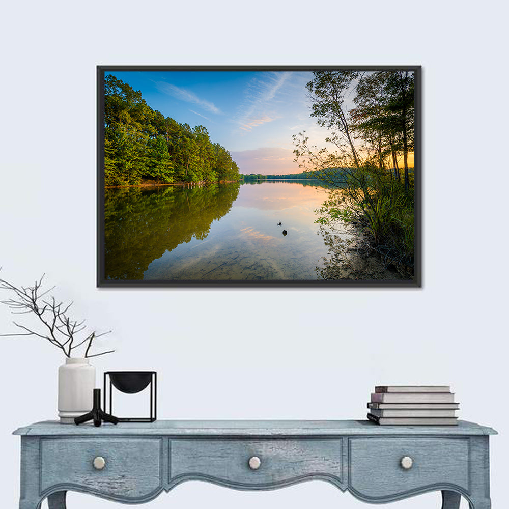Lake Norman Golden Reflections Wall Art