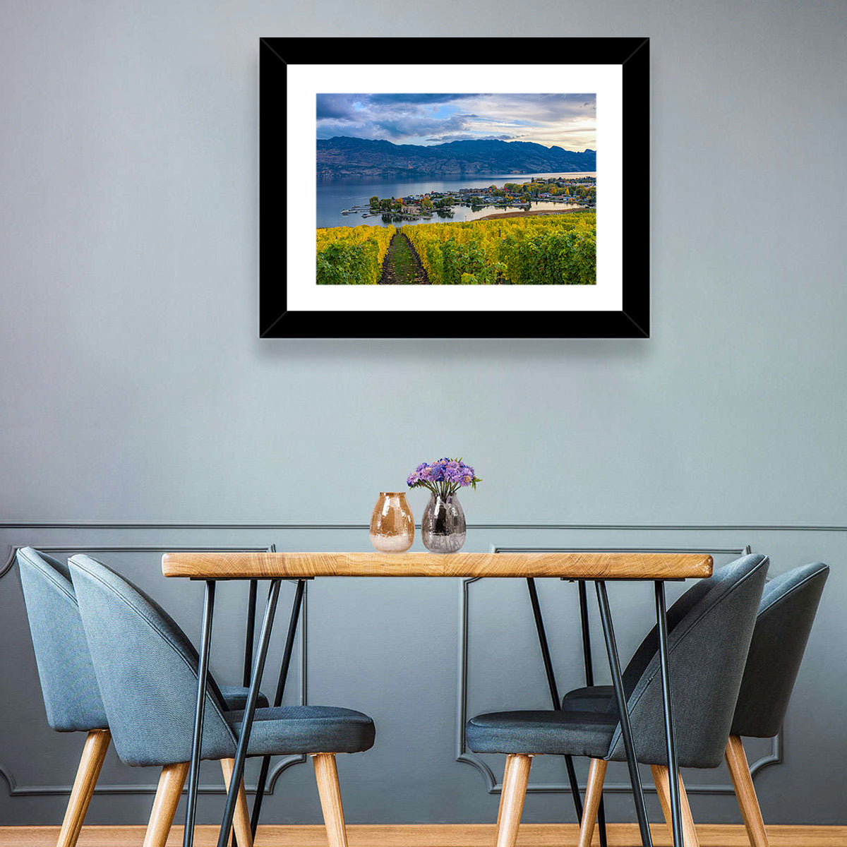 Okanagan Lake Vineyard, Kelowna Wall Art