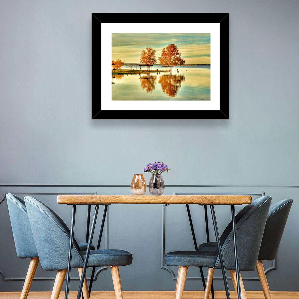 Lake Waco Autumn Reflection Wall Art