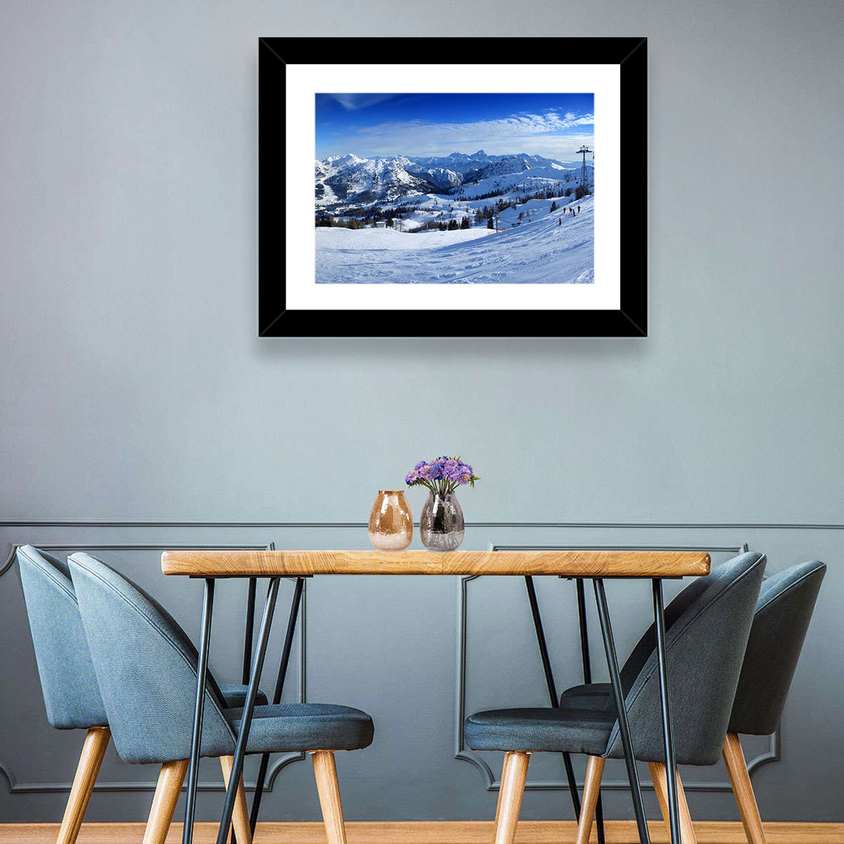 Nassfeld Ski Resort View Wall Art