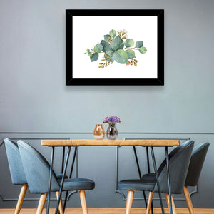 Green Eucalyptus Leaves Wall Art