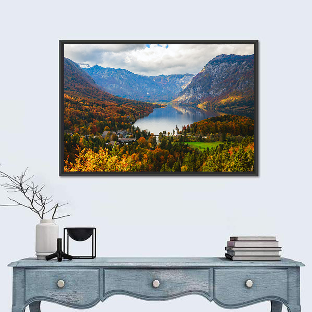 Bohinj Lake In Julian Alps Wall Art