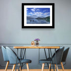Sun Moon Lake Morning Mist Wall Art