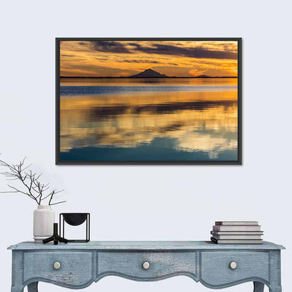 Mt Redoubt and Skilak Lake Wall Art